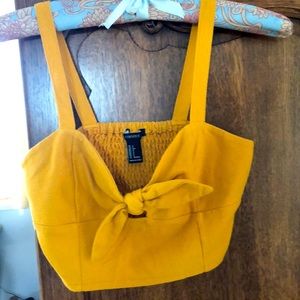Cropped summer top size small forever 21